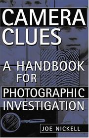 Cover of: Camera Clues by Joe Nickell