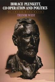 Cover of: Horace Plunkett by Trevor West