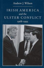 Cover of: Irish-America and the Ulster Conflict, 1968-1995