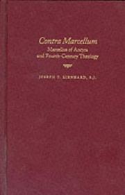 Contra Marcellum by Joseph T. Lienhard