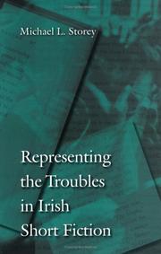 Cover of: Representing the troubles in Irish short fiction