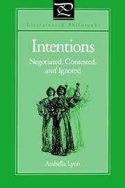 Cover of: Intentions by Arabella Lyon