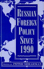 Cover of: Russian foreign policy since 1990