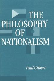 Cover of: The philosophy of nationalism