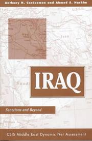 Cover of: Iraq by Anthony H. Cordesman, Ahmed S. Hashim