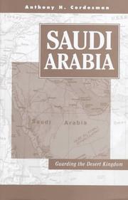 Cover of: Saudi Arabia by Anthony H. Cordesman, Anthony H. Cordesman