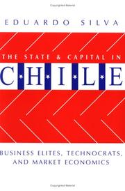 Cover of: The State and Capital in Chile by Eduardo Silva