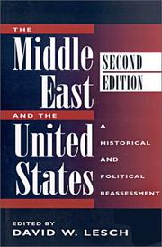 Cover of: The Middle East and the United States by edited by David W. Lesch.