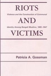 Cover of: Riots and victims