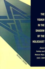 Cover of: The Yishuv in the Shadow of the Holocaust | Abraham J. Edelheit