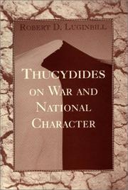 Cover of: Thucydides on war and national character