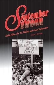 Cover of: September Swoon: Richie Allen, the '64 Phillies, And Racial Integration (Keystone Book)