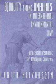 Cover of: Equality among unequals in international environmental law