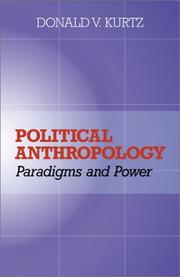 Cover of: Political Anthropology: Paradigms and Power