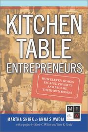 Cover of: Kitchen Table Entrepreneurs: How Eleven Women Escaped Poverty and Became Their Own Bosses