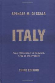 Cover of: Italy from Revolution to Republic by Spencer Di Scala