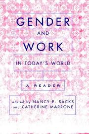 Cover of: Gender and work in today