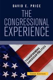 The congressional experience by David Eugene Price