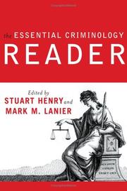 Cover of: The essential criminology reader