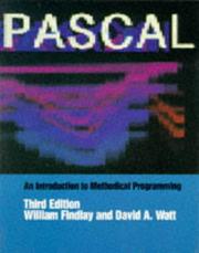 Cover of: Pascal: An Introduction To Methodical Programming, 3rd Edition