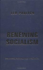 Cover of: Renewing Socialism: Democracy, Strategy, and Imagination