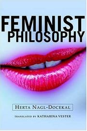 Cover of: Feminist philosophy by Herta Nagl-Docekal