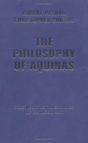 Cover of: The philosophy of Aquinas