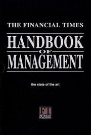 Cover of: The Financial Times Handbook of Management (Financial Times) | Stuart Crainer