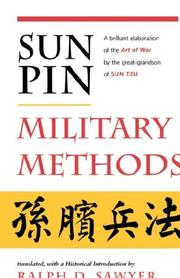 Cover of: Sun Pin military methods