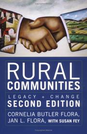 Cover of: Rural Communities by Cornelia Butler Flora, Jan L. Flora, Susan Fey