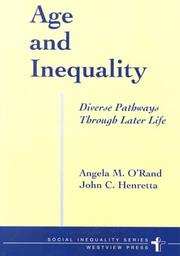 Cover of: Age and Inequality | Angela M. O