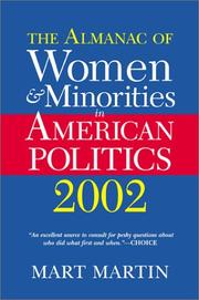 The Almanac of Women and Minorities in American Politics 2002 by Mart Martin