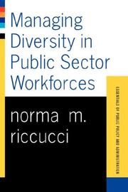 Cover of: Managing Diversity in Public Sector Workforces