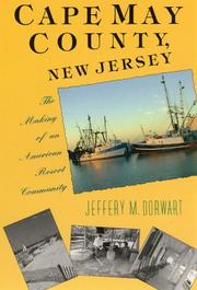 Cover of: Cape May County, New Jersey by Jeffery M. Dorwart