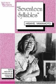 Cover of: Seventeen syllables by Hisaye Yamamoto