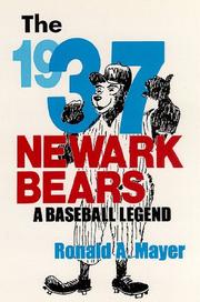 Cover of: The 1937 Newark Bears: a baseball legend