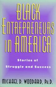 Cover of: Black entrepreneurs in America by Woodard, Michael D.