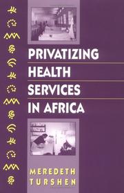 Cover of: Privatizing health services in Africa