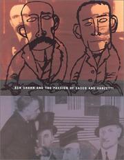 Cover of: Ben Shahn and the Passion of Sacco and Vanzetti by Alejandro Anreus, Ben Shahn