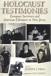 Cover of: Holocaust testimonies by edited by Joseph J. Preil ; foreward by Elie Wiesel.
