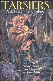 Cover of: Tarsiers: Past, Present, and Future (Rutgers Series in Human Evolution)