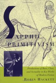 Cover of: Sapphic primitivism by Robin Hackett