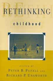 Cover of: Rethinking Childhood (The Rutgers Series in Childhood Studies) | 