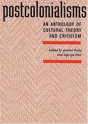 Cover of: Postcolonialisms: an anthology of cultural theory and criticism