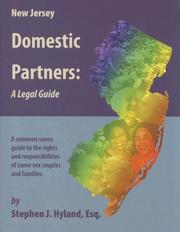 Cover of: New Jersey Domestic Partners: A Legal Guide