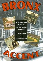 Cover of: Bronx Accent by Lloyd Ultan, Barbara Unger