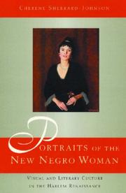 Cover of: Portraits of the New Negro Woman by Cherene Sherrard-johnson, Cherene Sherrard-johnson