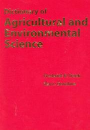 Cover of: Dictionary of Agricultural and Environmental Science by Frederick R. Troeh, Roy Luther Donahue