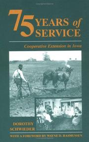 Cover of: 75 years of service: cooperative extension in Iowa
