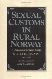 Cover of: Sexual customs in rural Norway: a nineteenth-century study